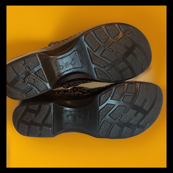 B.O.C. BORN Concept Women Brown Tooled Leather Comfort Nursing Clog...Sz 8.5 - Picture 11 of 14